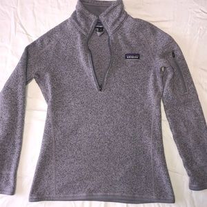 Patagonia Better Sweater 1/4 zip fleece pullover (purple) XS